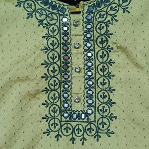 Kurti With Patiyala