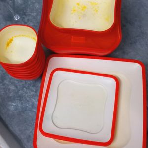 Microwave Dinner Set USED