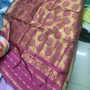 New Kanjivaram Saree With Blouse Piece