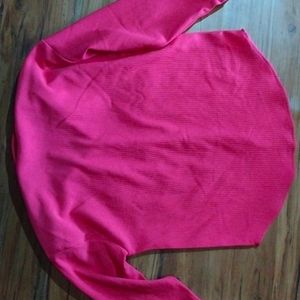 H & M Hot Pink Ripped Shirt For Women