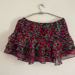 SHORT MULTICOLOUR SKIRT