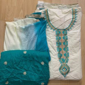 Unstitched Kurta Set With Dupatta