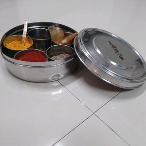 Steel Masala Dabba