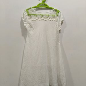 White Laced Tunic