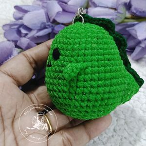 Amigurumi Rhinosaur Keychain