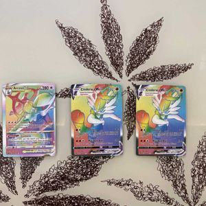 Rainbow Pokemon Cardsx3