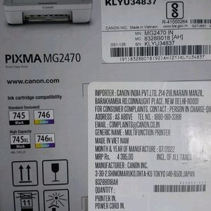 Canon Pixama MG 2470 All In One Colour Printer