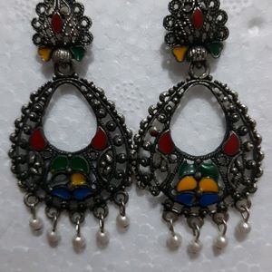 Oxidized Earrings