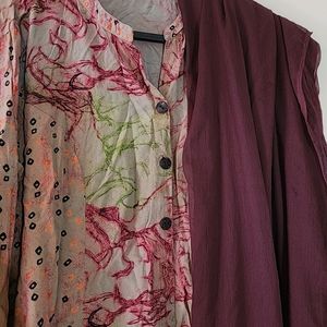 Mauve A line Kurti