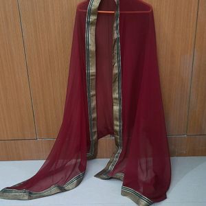 Maroon Dupatta