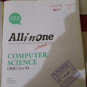 All In One Computer Book Class 11