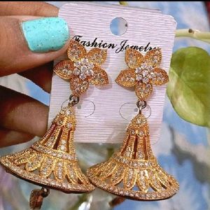 New Gold Artificial Earrings