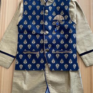 Kurta And Jacket Set For Boys