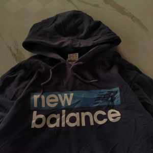 NEW BALANCE HOODIE UPPER NAVY BLUE