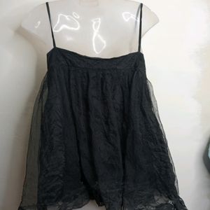 Black Colour Casual Top (Girl' s)