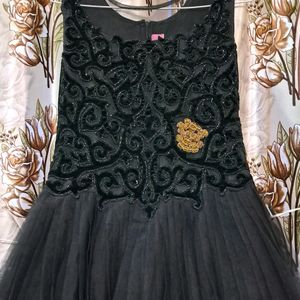 Black Heavy Gown