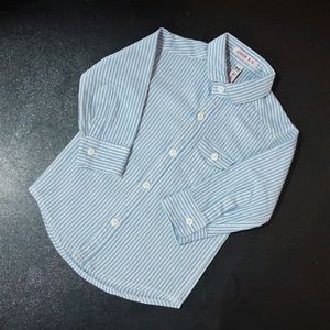 Stripped Pattern Shirt For Baby Boys