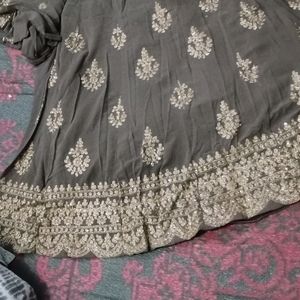 Lahenga Frock Set With Dupatta