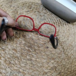 Vincent Chase Red Rectangle Eye Glasses