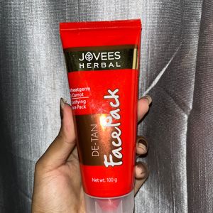 Jovees Herbals De Tan FacePack