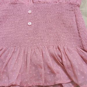 Pink Georgette Top....