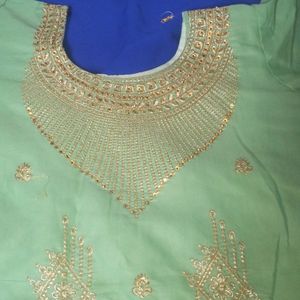 Ferozi Chodidar Set With Dupatta Salwar Kameez