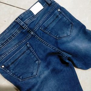 Blue Denim Jeans For Girls