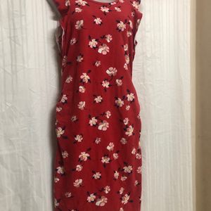 Old Navy Printed Midi Dress