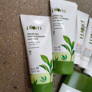 Combo Of Plum Green Tea Skincare Items Kit