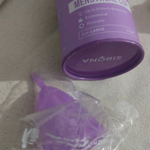 Combo Of Menstrual Cup-large & Intimate Wet Wipes