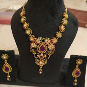 Meenakari 02 jewellery Set