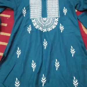 Lakhnavi Embroidery Kurta