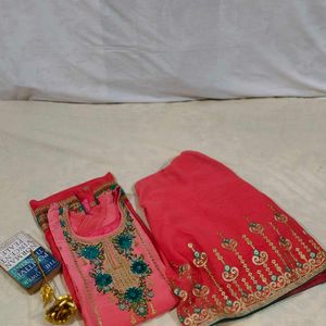 Beautiful Stitched Kurta Palazzo Dupatta Sets