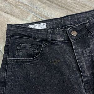 Kotty Black Straight Fit Jeans