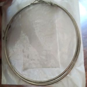 Earrings Silver Alloy Rhodium Metal Hoops