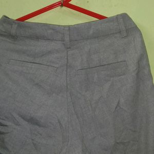 Grey Formal Pants For Women