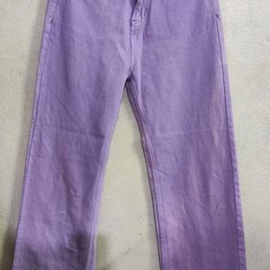 Women Purple Jeans