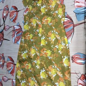 New Condition Midi Dress 👗 Flowered Printing 🤩