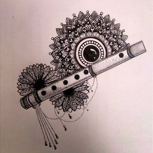 Mandala Flute Art