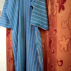 Pure Molmol Cotton Long Straight Kurti