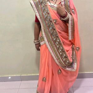 Heavy Work Saree