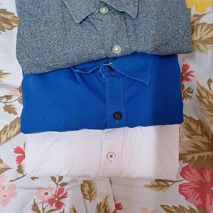 Combo Of 3 Branded Shirts M Size