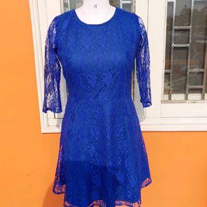 Blue LACE DRESS