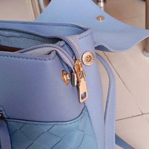 Backpack Cum Handbag In Pretty Pastel Blue Colou