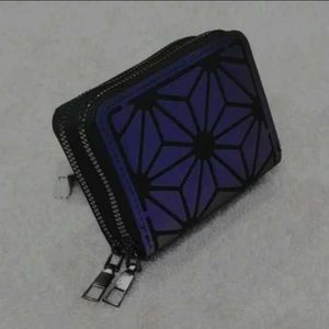 Holographic Women Small Double chain Wallets