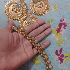 Golden Jwellery Set