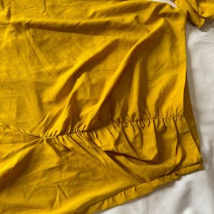 It’s a Yellow Top And Skirt Co-ord