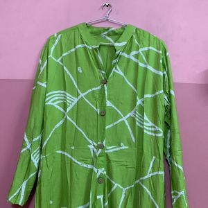 Women printed flared kurta