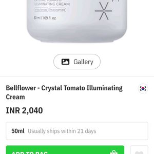 Crystal Tomato Illuminating Cream