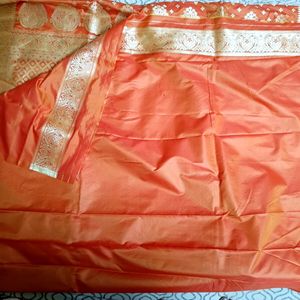 🧡🧡Fabulous Katan Banarasi Silk Saree